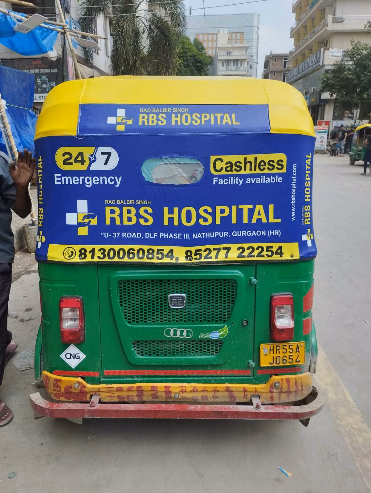 Auto Rickshaw Hood Advertising Services in Delhi